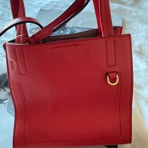New w/o tag  - Banana Republic Vibrant mini Red Tote